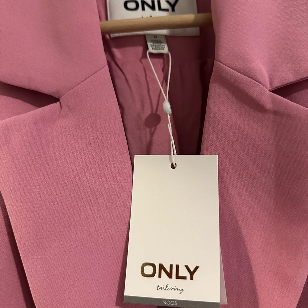 ONLY Women's Pink Tailored Jacket